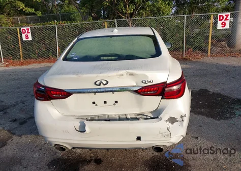 2019 Infiniti Q50 3.0T Luxe from USA, damaged, VIN JN1EV7AP1KM513252